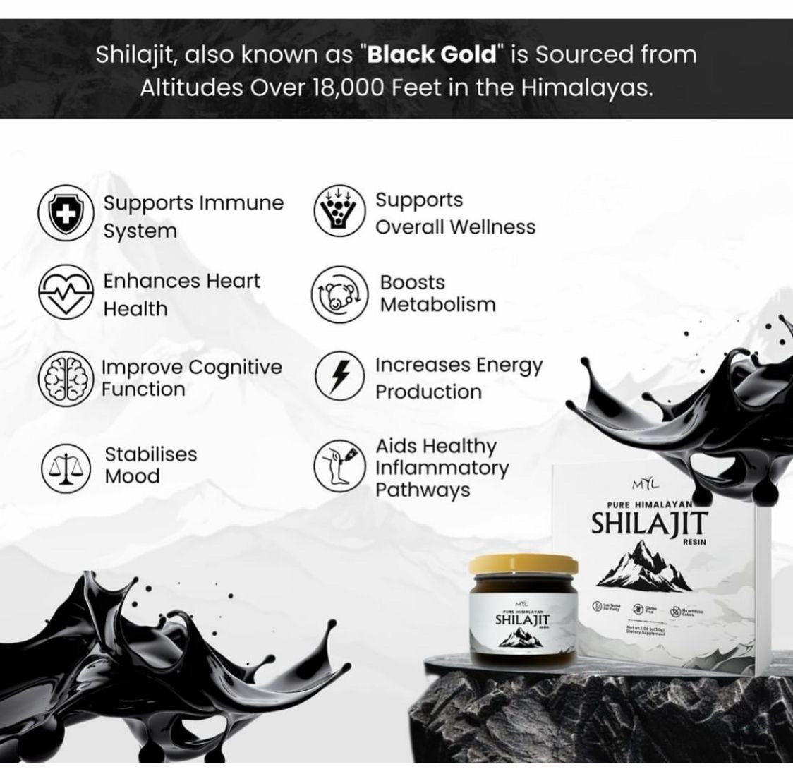 Premium Himalayan Shilajit Resin