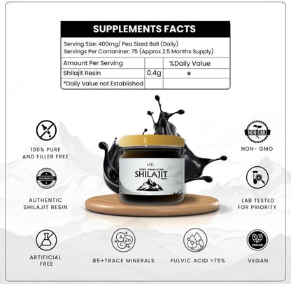 Premium Himalayan Shilajit Resin